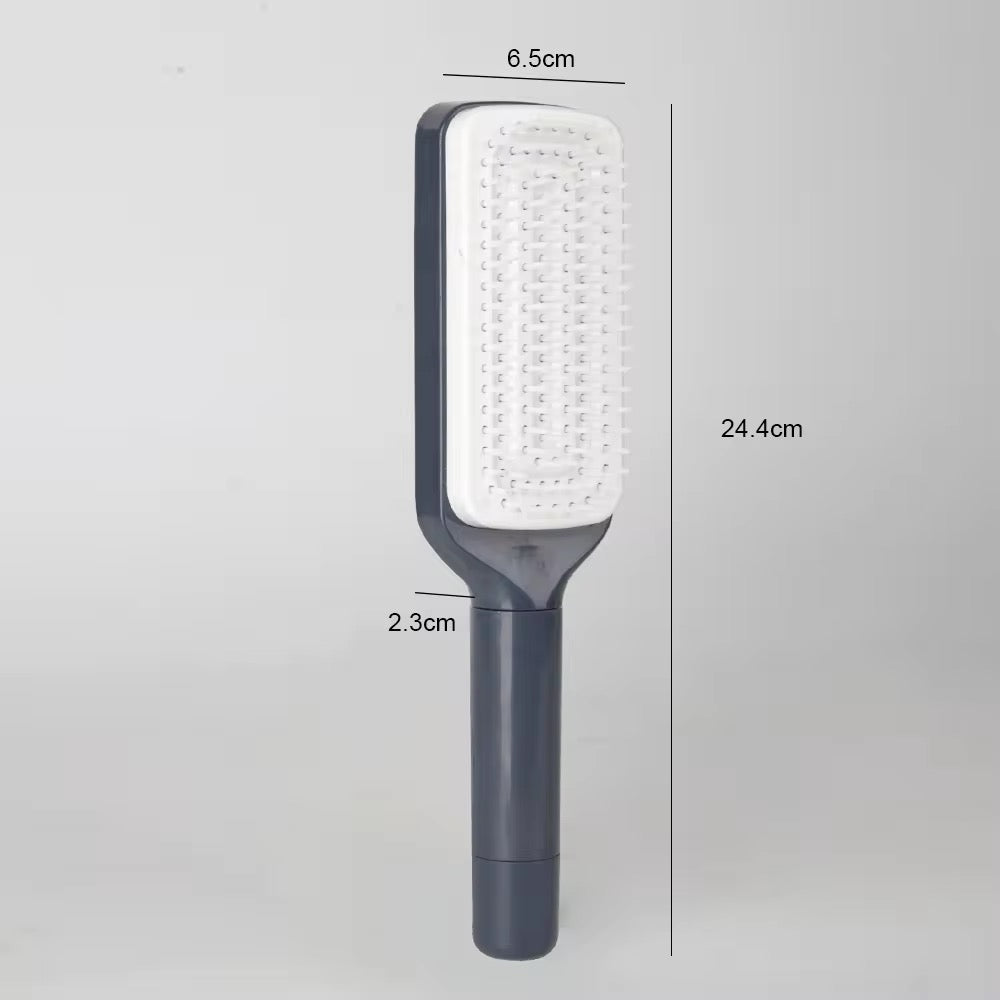Self Cleaning Retractable Hair Brush